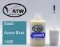 Preview: Saab, Azure Blue, 116B: 20ml Lackstift, von ATW Autoteile West.